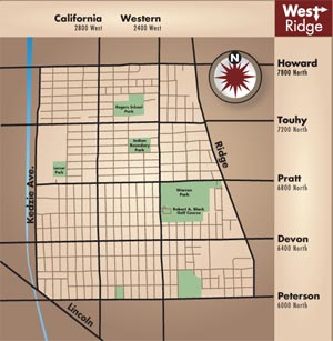 west ridge map