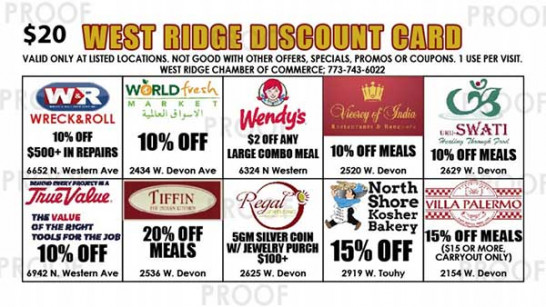 WRCC discount card